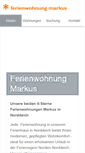 Mobile Screenshot of ferienwohnung-markus.de